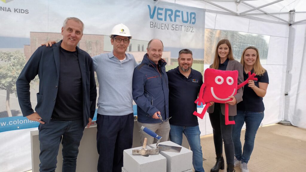 Grundsteinlegung_Stepke-KiTa Enteckerland in Leverkusen