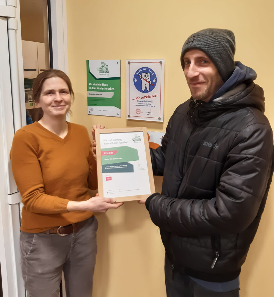 Stepke-KiTa Quabbe-Kids ist Haus, in dem Kinder forschen